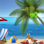 Free online html5 games - Jolly Boy Beach Chain Escape game 