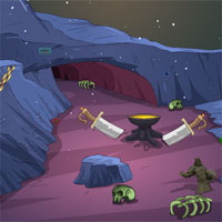 Free online html5 games - Ena The Circle 2 The Dark Cave Escape game 