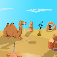 Free online html5 games - Injured Man Rescue From Desert game 
