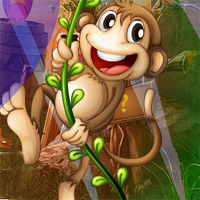 Free online html5 games - Games4King Jumping Monkey Escape game 