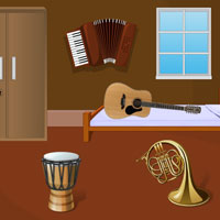 Free online html5 games - Traditional Music House Escape game 