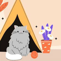 Free online html5 games - Hungry Cat Family Escape HTML5 game 