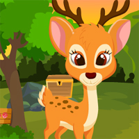 Free online html5 games - Games4King Cute Deer Escape 2 game 