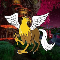 Free online html5 games -  Fantasy Hippogriff Escape HTML5 game 