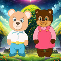 Free online html5 games - Bear Girlfriend Escape game 