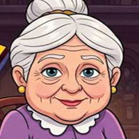 Free online html5 games -  Powerful Old Lady Escape game 
