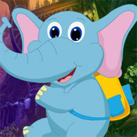 Free online html5 games - G4K Joyful Baby Elephant Rescue game 