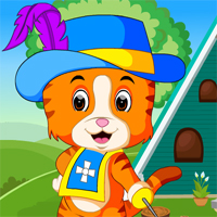 Free online html5 games - Games4King Hat Tiger Escape game 