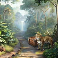 Free online html5 games - Wild Jungle Quest game 