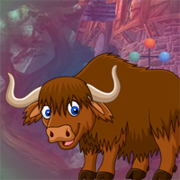 Free online html5 games - G4K Brown Yak Escape game 