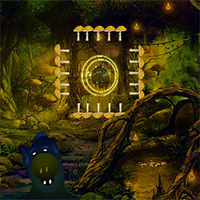 Free online html5 games - Alien Mushroom Forest Escape game 