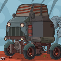Free online html5 games - Monster Truck Traveler Escape game 