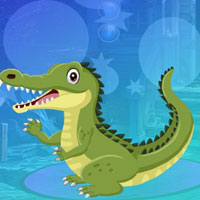 Free online html5 games - G4K Appetite Crocodile Escape game 