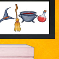 Free online html5 games - 8b Halloween Pumpkin Escape game 