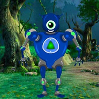 Free online html5 games -  Corrupted Robot Forest Escape HTML5 game 
