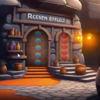 Free online html5 games - G4K Shadow Witch Escape game 