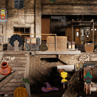 Free online html5 games - Abandoned Room Hidden Objects game - WowEscape 