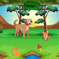 Free online html5 escape games -  Dog Meets Missed Buddy