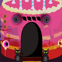 Free online html5 games - Halloween Superheros Kids Escape game 