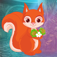 Free online html5 games - Games4King Orange Squirrel Rescue game 
