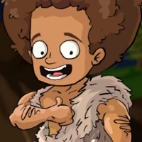 Free online html5 games - G2J Caveboy Hungry Escape game - WowEscape 