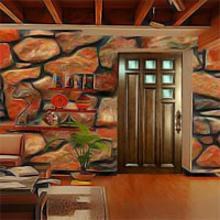 Free online html5 games - Cute Stone House Escape game 