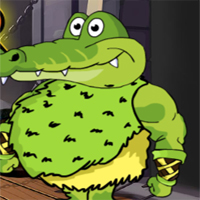 Free online html5 games - G2J Crocodile Warrior Rescue  game 