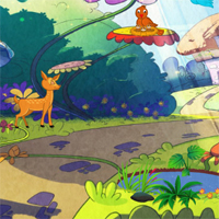 Free online html5 games - Fantasy World Rabbit Escape game 