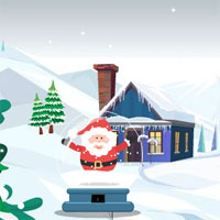 Free online html5 games - 8b Snow Globe Santa Escape game 