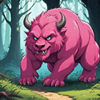 Free online html5 games - Magical Pink Beast Rescue game 