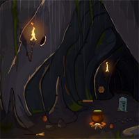 Free online html5 games - Escape From Witch Cave game 
