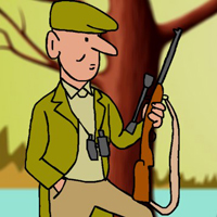 Free online html5 games - G2J Rescue the Gunman game - WowEscape 