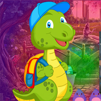 Free online html5 games - Games4king Baby Dino Escape game - WowEscape 