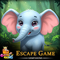 Free online html5 games - Young Elephant Escape Game game 