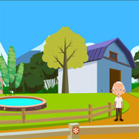 Free online html5 games - Village Old Man Rescue game 