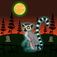 Free online html5 games - G2J Escape The Halloween Lemur game 