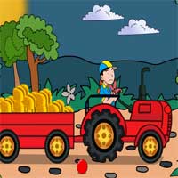 Free online html5 games - Hay Tractor Escape Games2Jolly game 
