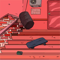 Free online html5 games - GFG Stairs Lock Escape game 