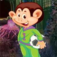 Free online html5 games - Games4King Soccer Monkey Escape game 