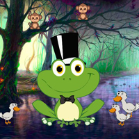 Free online html5 games - BIG Frog Find The Darling game 