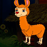 Free online html5 games - G2J Rescue The Cute Llama game 