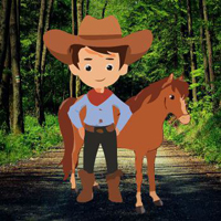 Free online html5 games - Cowboy Horse Escape game 