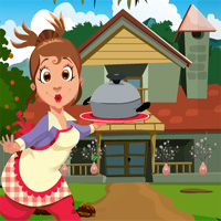 Free online html5 games - Chef Woman Rescue Games4King game 