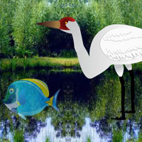 Free online html5 games - Help The Crane Friend HTML5 game 