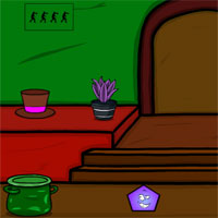 Free online html5 games - G2J Treasure Toon House Escape game 