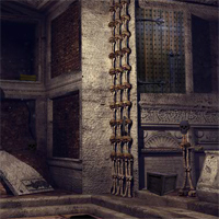 Free online html5 games - Ancient Ruined Crypt Escape game 