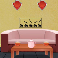 Free online html5 games -  G2J Toon Deluxe House Escape  game 
