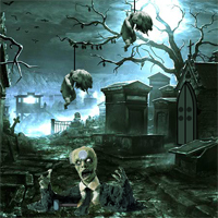 Free online html5 games - Funerary Ground Escape game 