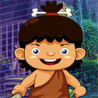 Free online html5 games - G4K Stone Age Cave Boy Escape  game 