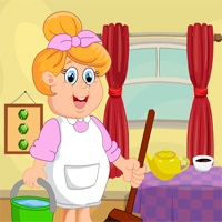 Free online html5 games - Games4King Housekeeper Escape game 